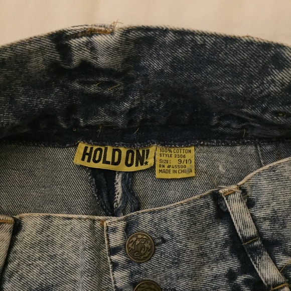 VINTAGE Acid Wash high waisted skirt - Picture 3 of 3